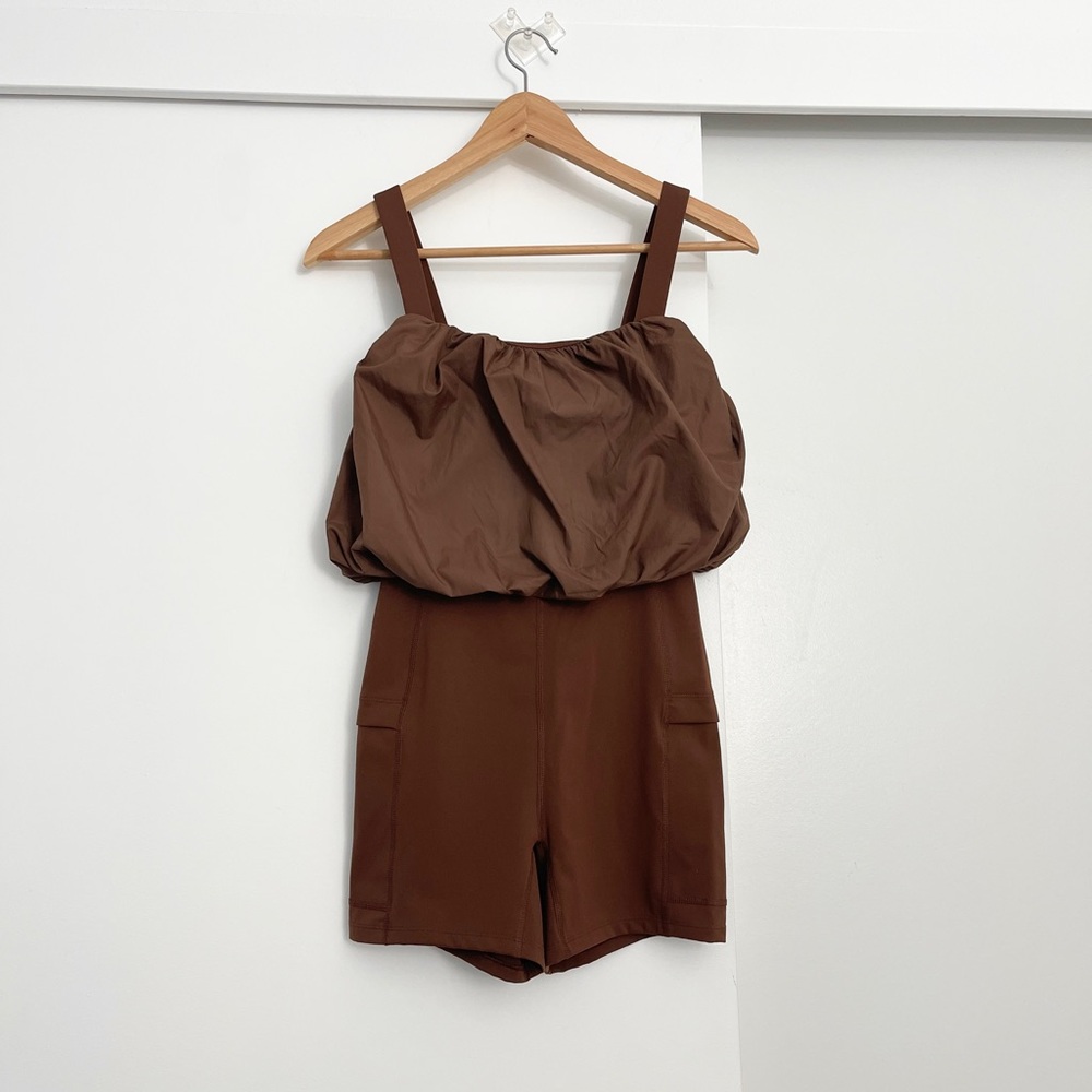 NWOT Free People Movement Bubble Trouble Romper One Piece